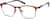 Angle view of Kids' Browline Glasses 3211715 in Brown thumbnail