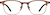Front view of Kids' Browline Glasses 3211715 in Brown thumbnail