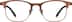 Kids' Browline Glasses 3211715 in Brown