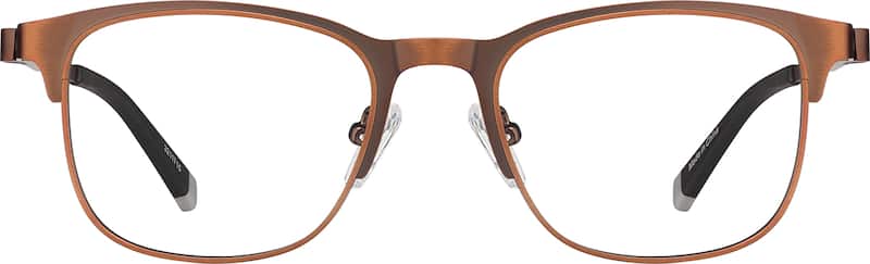 Brown Kids' Browline Glasses