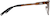 Side view of Kids' Browline Glasses 3211715 in Brown thumbnail