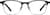 Front view of Kids' Browline Glasses 3211721 in Black/Silver thumbnail
