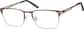 Angle view of Browline Glasses 3211815 in Brown thumbnail