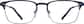 Front view of Browline Glasses 3211816 in Navy thumbnail