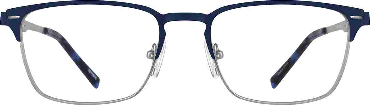 Navy Browline Glasses