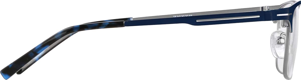 Side view of Browline Glasses 3211816 in Navy