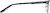 Side view of Browline Glasses 3211816 in Navy thumbnail