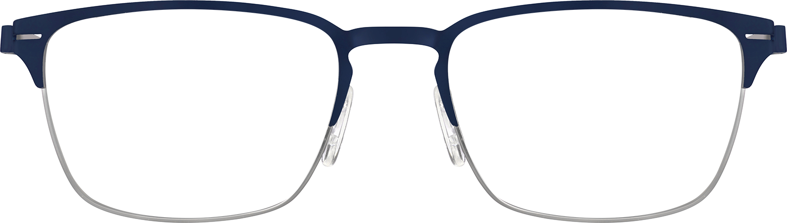 ミナミ Navy Browline Glasses #3211816 | Zenni Optical