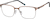 Angle view of Browline Glasses 3212015 in Copper thumbnail