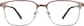 Front view of Browline Glasses 3212015 in Copper thumbnail