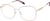 Angle view of Square Glasses 3212217 in Purple thumbnail