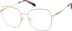 Square Glasses 3212217 in Purple