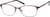 Angle view of Browline Glasses 3212315 in Copper thumbnail