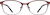Front view of Browline Glasses 3212315 in Copper thumbnail