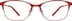 Oval Glasses 3212318 in Red