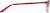 Side view of Browline Glasses 3212318 in Red thumbnail