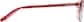 Side view of Browline Glasses 3212318 in Red thumbnail