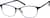 Angle view of Oval Glasses 3212321 in Black thumbnail