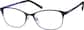 Angle view of Browline Glasses 3212321 in Black thumbnail