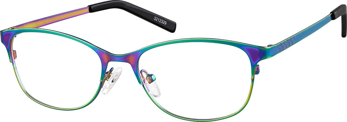 Angle view of Oval Glasses 3212329 in Multicolor