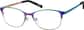 Angle view of Browline Glasses 3212329 in Multicolor thumbnail