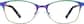 Front view of Browline Glasses 3212329 in Multicolor thumbnail