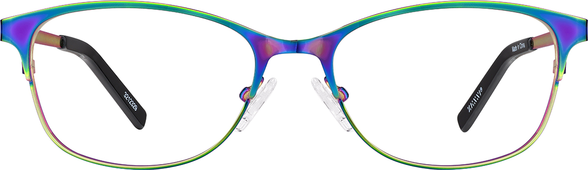 Multicolor Oval Glasses #3212329