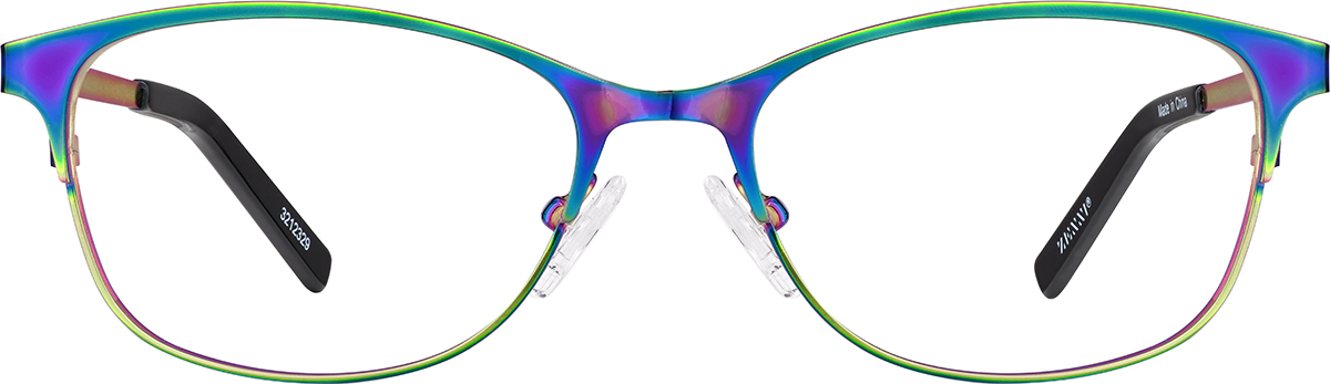 Multicolor Browline Glasses