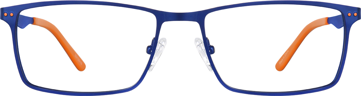 Navy Rectangle Glasses