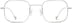 Square Glasses 3212611 in Silver