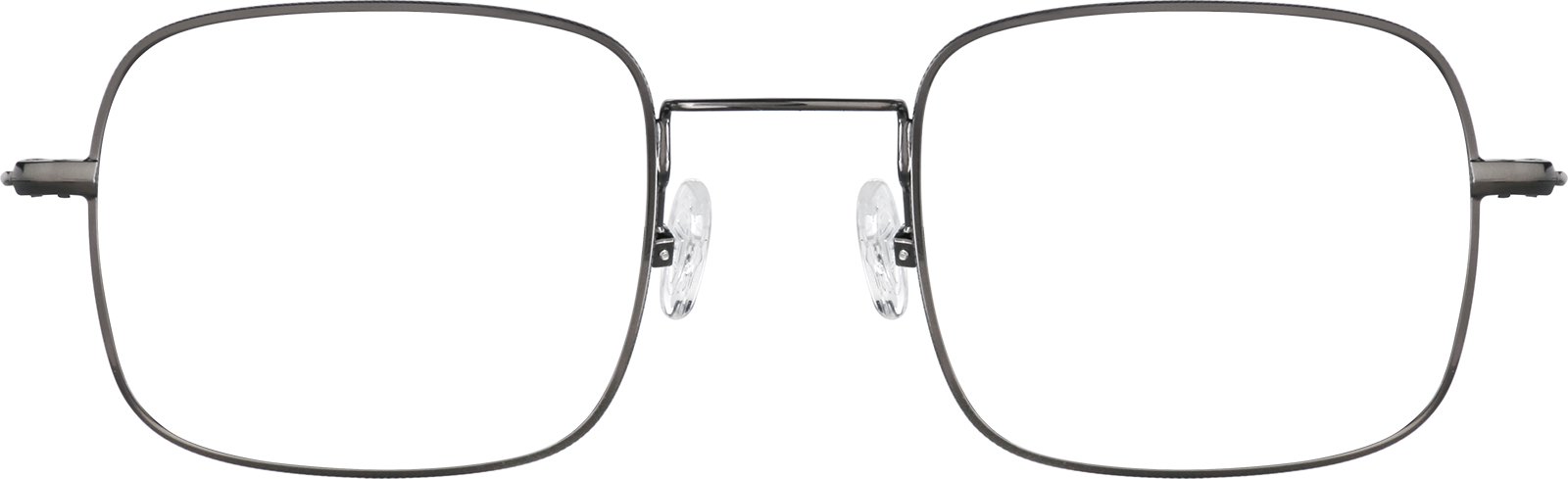 Silver Square Glasses #3212611 | Zenni Optical
