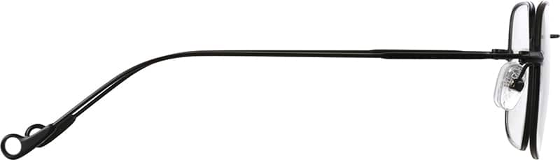 zen Silver Square Glasses #3212611 | Zenni Optical