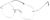 Angle view of Rimless Glasses 3212711 in Silver thumbnail