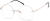 Angle view of Rimless Glasses 3212719 in Rose Gold thumbnail