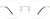 Front view of Rimless Glasses 3212719 in Rose Gold thumbnail