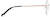 Side view of Rimless Glasses 3212719 in Rose Gold thumbnail