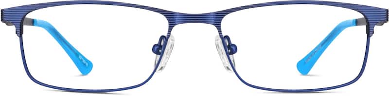 Navy Kids’ Rectangle Glasses