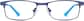 Front view of Kids’ Rectangle Glasses 3212916 in Navy thumbnail