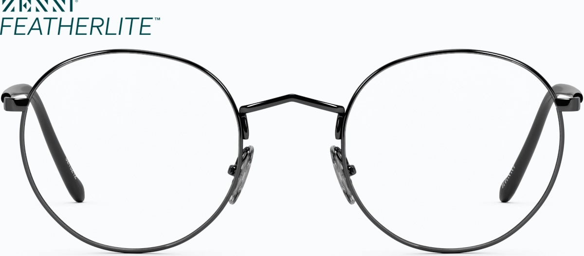 Front view of Round Glasses 3213212 in Gray thumbnail