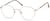 Angle view of Round Glasses 3213214 in Gold thumbnail