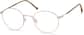 Angle view of Round Glasses 3213214 in Gold thumbnail