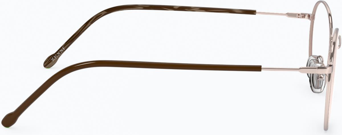 Side view of Round Glasses 3213214 in Gold thumbnail