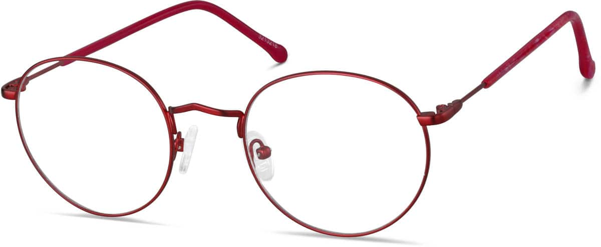 Red round glasses frames on sale