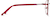 Side view of Round Glasses 3213218 in Red thumbnail