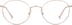 Round Glasses 3213219 in Rose Gold
