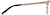 Side view of Browline Glasses 3213419 in Pink thumbnail