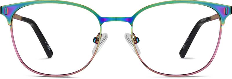 Multicolor Browline Glasses