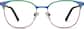 Front view of Browline Glasses 3213429 in Multicolor thumbnail