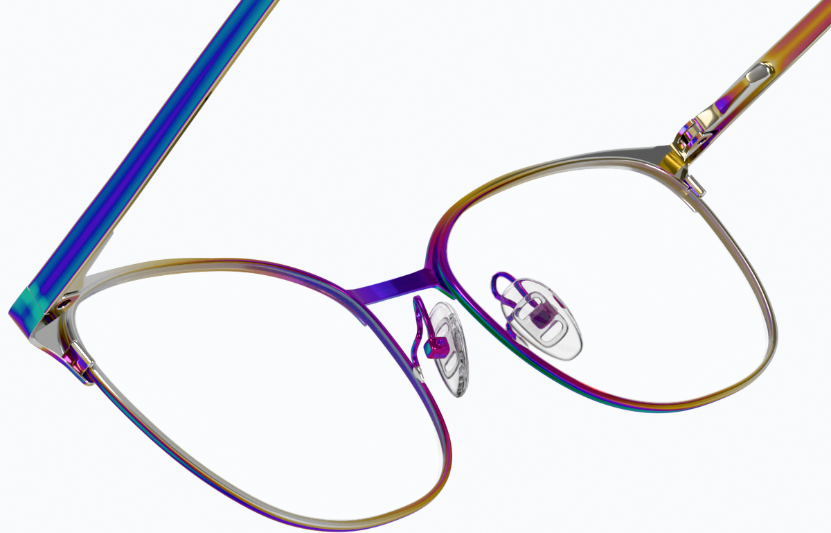 See-through view of Browline Glasses 3213429 in Multicolor thumbnail
