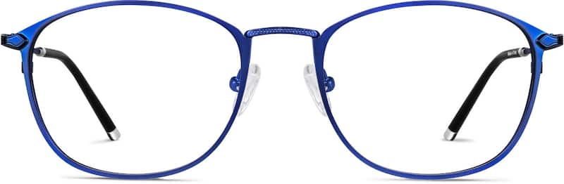 Electric Blue Round Glasses